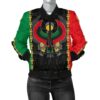 Pan African Women's Bomber Jacket - Pan-Africanism Ancient Egypt Horus - BN15 Bomber Jacket