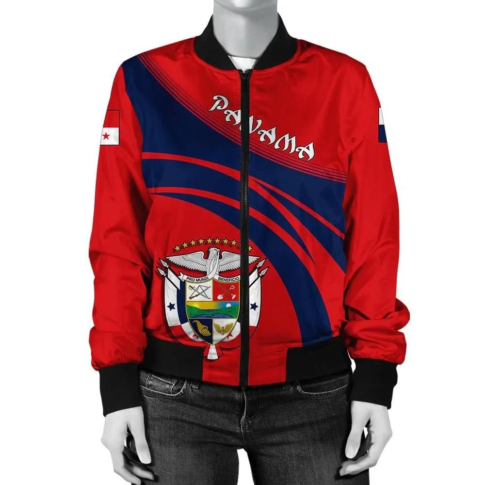 Panama Coat Of Arms Women Bomber Jacketticket Bomber Jacket Panama Coat Of Arms Women Bomber Jacketticket Bomber Jacket