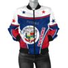 Panama Women Bomber Jacket Circle Stripes Flag Version K13 Bomber Jacket