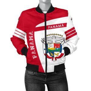 Panama Women's Bomber Jacket - Premium Style Red J7 Bomber Jacket