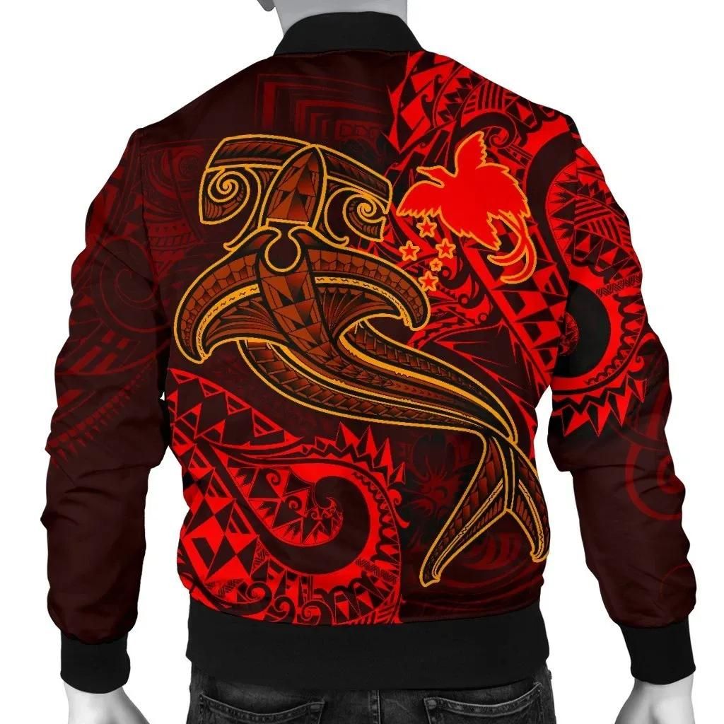 Papua-New-Guinea-Mens-Bomber-Jacket-Red-Shark-Polynesian-Tattoo-BN18-Bomber-Jacket-1