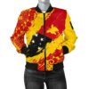 Papua New Guinea Women's Bomber Jacket - Nora Style J9 Bomber Jacket