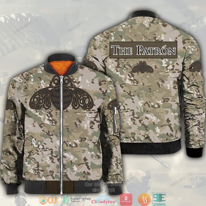 Patron Camouflage Bomber Jacket Patron Camouflage Bomber Jacket
