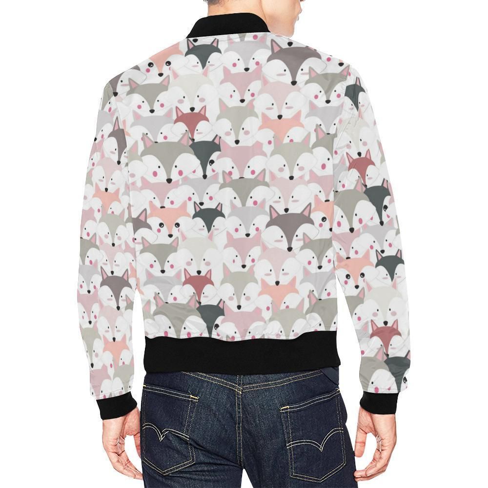 Pattern-Print-Fox-Mens-Bomber-Jacket-2