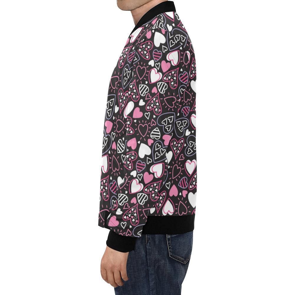 Pattern-Print-Heart-Mens-Bomber-Jacket-1
