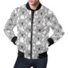 Pattern Print Koala Mens Bomber Jacket