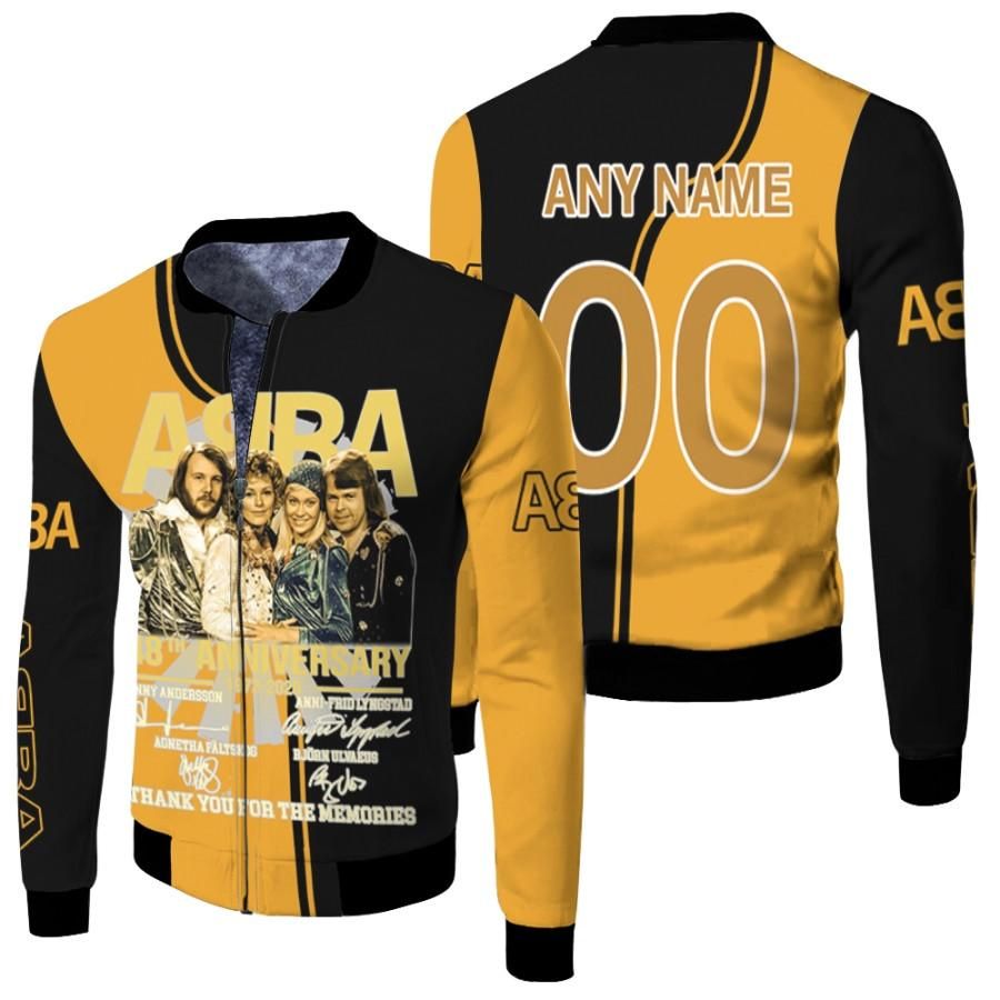 Personalized #00 ABBA 48th Anniversary 1972 2020 Thank you For The Memorise Swedish Pop Music Band gift for ABBA fans Bomber Jacket Personalized #00 ABBA 48th Anniversary 1972 2020 Thank you For The Memorise Swedish Pop Music Band gift for ABBA fans Bomber Jacket