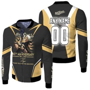 Personalized #00 Bob Seger 60th Anniversary 1961 2021 Thank You For The Memories Signed gift for Bob Seger fans Bomber Jacket