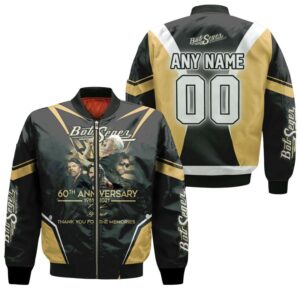 Personalized #00 Bob Seger 60th Anniversary 1961 2021 Thank You For The Memories Signed gift for Bob Seger fans Bomber Jacket