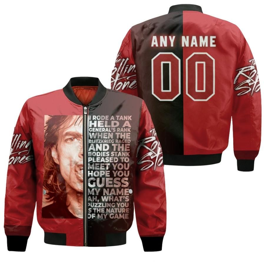 Personalized #00 I Rode A Tank Held A Generals Rank Mick Jagger Member Of Rolling Stones gift for Rolling Stones fans Mick Jagger fans Bomber Jacket Personalized #00 I Rode A Tank Held A Generals Rank Mick Jagger Member Of Rolling Stones gift for Rolling Stones fans Mick Jagger fans Bomber Jacket