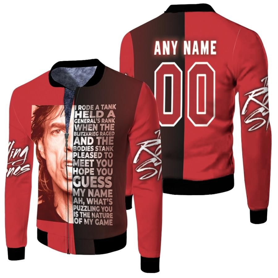 Personalized #00 I Rode A Tank Held A Generals Rank Mick Jagger Member Of Rolling Stones gift for Rolling Stones fans Mick Jagger fans Bomber Jacket Personalized #00 I Rode A Tank Held A Generals Rank Mick Jagger Member Of Rolling Stones gift for Rolling Stones fans Mick Jagger fans Bomber Jacket