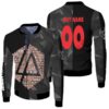 Personalized #00 Linkin Park Papercut Faint One Step Closer Shadow Of The Day Famous American Rock Band gift for Linkin Park fans Bomber Jacket