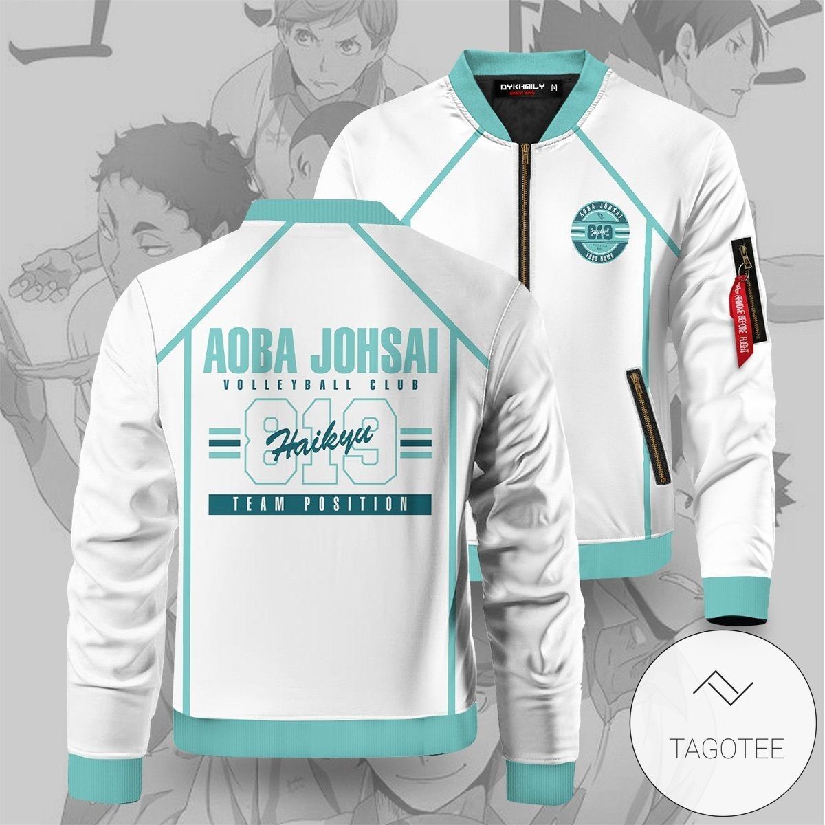 Personalized 819 Aoba Johsai Bomber Jacket 2 Personalized 819 Aoba Johsai Bomber Jacket 2