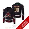 Personalized Arizona Coyotes Nhl Dark Purple Custom Bomber Jacket