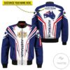 Personalized Australia Map 3D Bomber Jacket