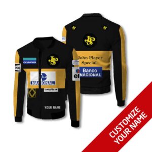 Personalized Banco Nacional John Player Special Custom Bomber Jacket