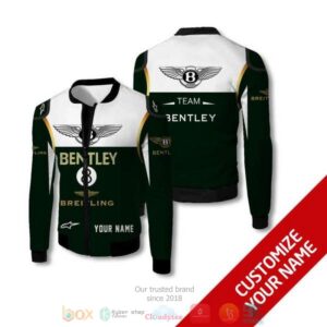 Personalized Bentley Team Custom Bomber Jacket