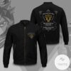 Personalized Black Bull Squad Bomber Jacket