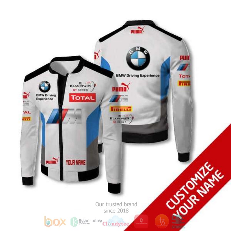 Personalized Bmw Driving Experience Custom Bomber Jacket Personalized Bmw Driving Experience Custom Bomber Jacket