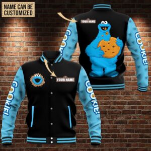 Personalized Cookie Monster The Muppet 3D Bomber Jacket