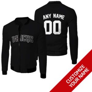 Personalized Dbacks Custom Bomber Jacket