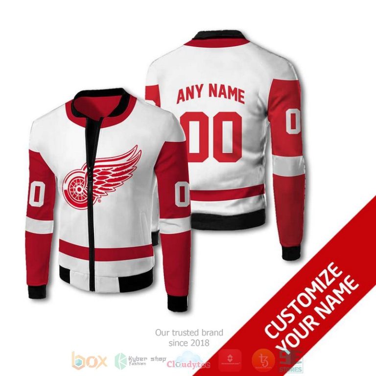 Personalized-Detroit-Red-Wings-Nhl-White-Red-Custom-Bomber-Jacket-1