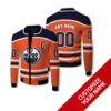 Personalized Edmonton Oilers Nhl Custom Bomber Jacket