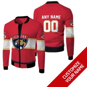 Personalized Florida Panthers Nhl Custom Bomber Jacket