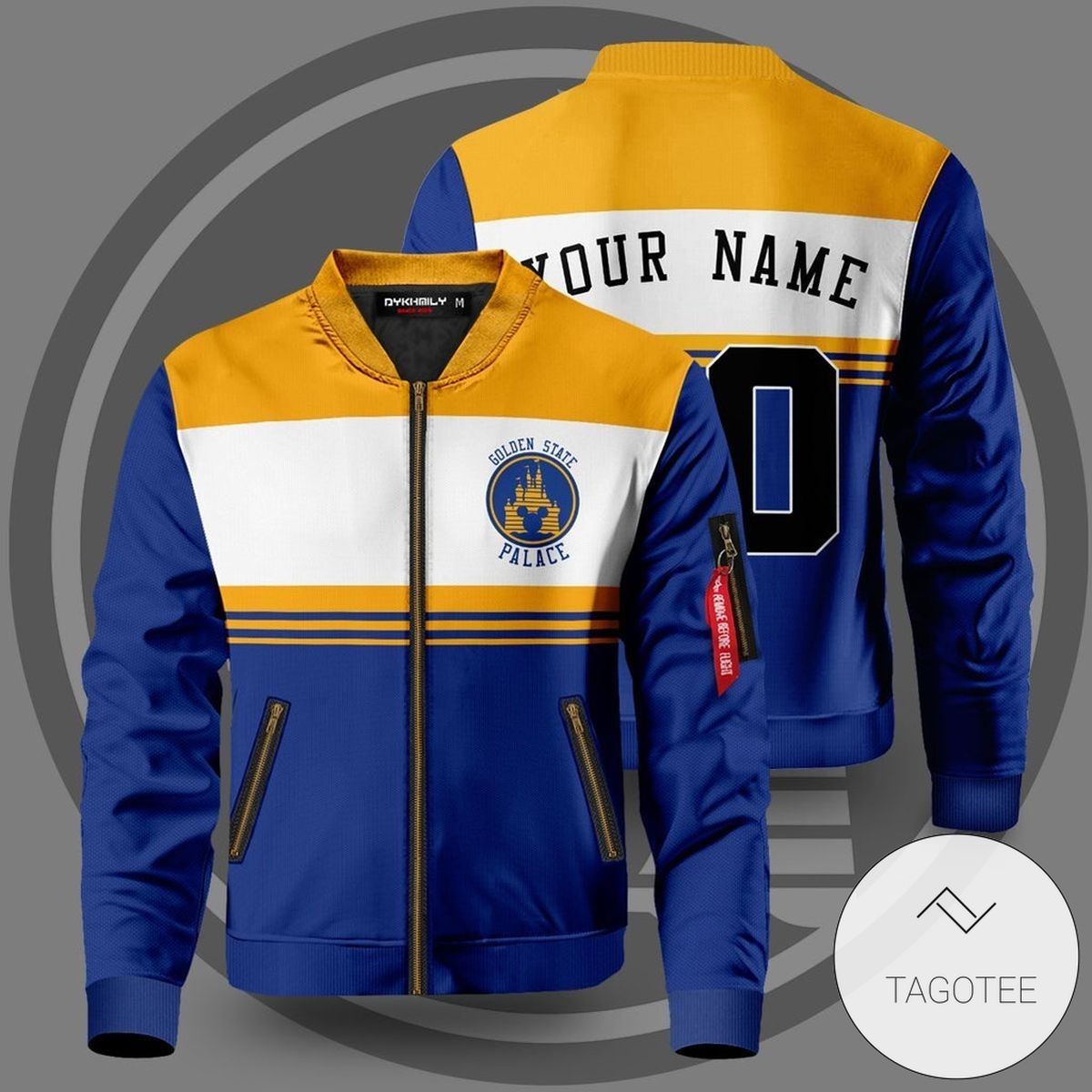 Personalized Golden State Palace Bomber Jacket Personalized Golden State Palace Bomber Jacket