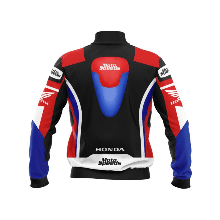 Personalized-Honda-Moto-Speeds-Black-Custom-Bomber-Jacket-1