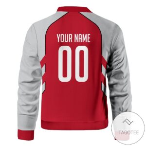 Personalized Houston Pizza Planet Bomber Jacket 2