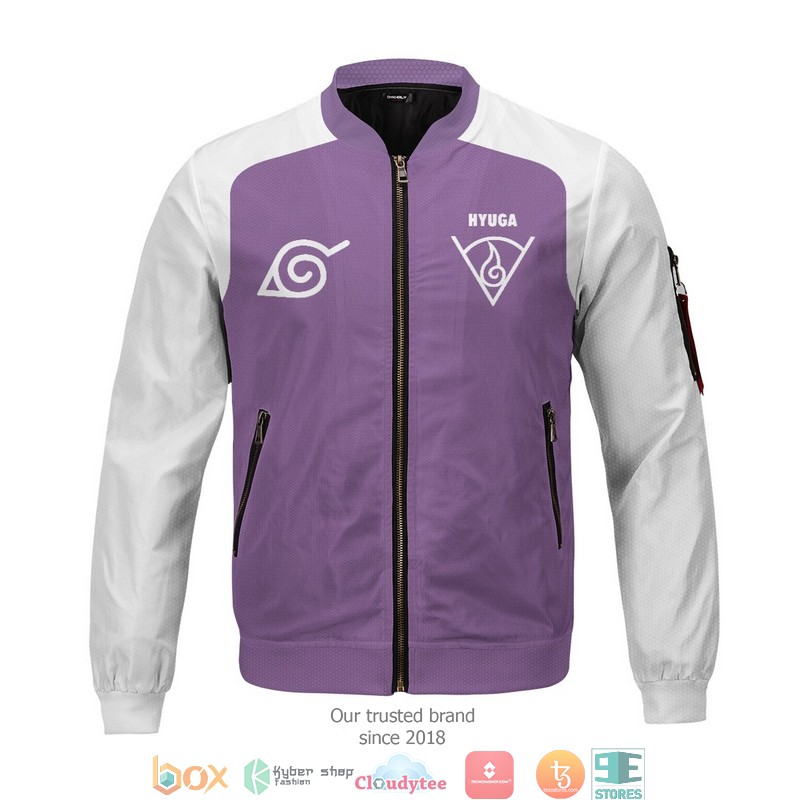 Personalized Hyuga Clan Bomber Jacket Personalized Hyuga Clan Bomber Jacket