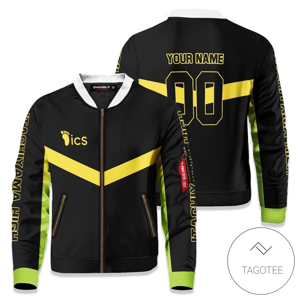 Personalized Itachiyama Libero Bomber Jacket Personalized Itachiyama Libero Bomber Jacket