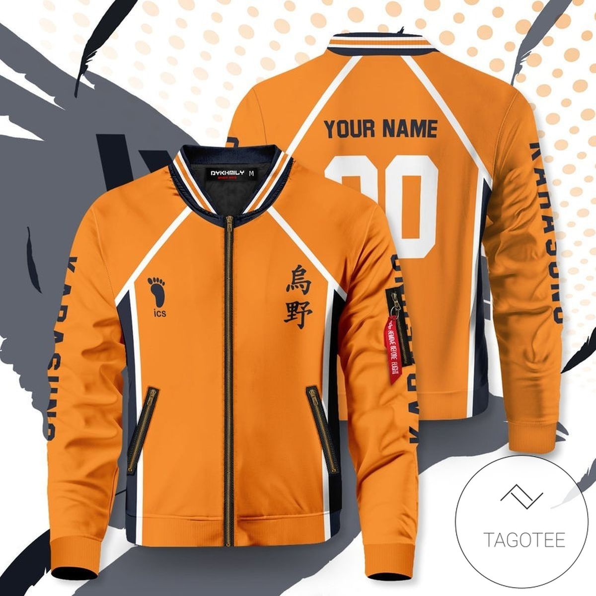 Personalized Karasuno Libero Bomber Jacket Personalized Karasuno Libero Bomber Jacket