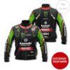 Personalized Kawasaki Racing Team Motorcycle Racing Team 3D Bomber Jacket