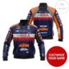 Personalized Ktm Moto Speeds Motorcycle Racing Team 3D Bomber Jacket