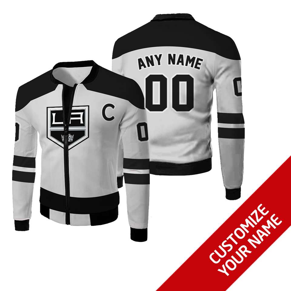 Personalized Los Angeles Kings Nhl Custom Bomber Jacket Personalized Los Angeles Kings Nhl Custom Bomber Jacket