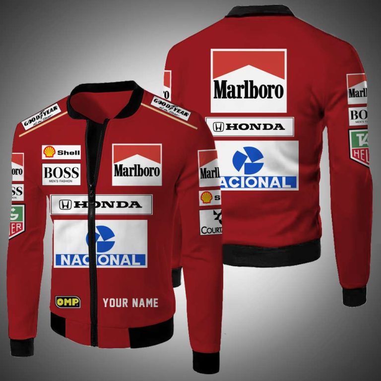 Personalized-Marlboro-Nacional-Honda-Custom-Bomber-Jacket-1
