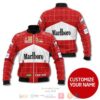 Personalized Marlboro Omp Red Custom Bomber Jacket