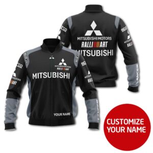 Personalized Mitsubishi Motors Custom Bomber Jacket