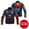 Personalized Mobill 1 Red Bull Custom Bomber Jacket