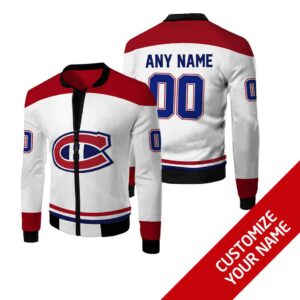 Personalized Montreal Canadiens Nhl Custom Bomber Jacket