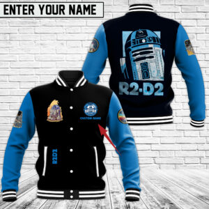 Personalized R2 D2 Star War 3D Bomber Jacket