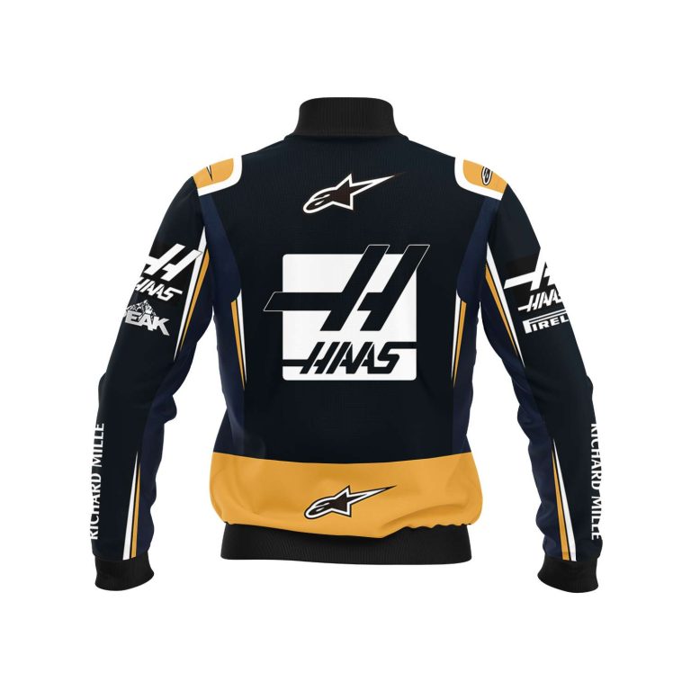 Personalized-Rich-Energy-Haas-F1-Team-Custom-Bomber-Jacket-1