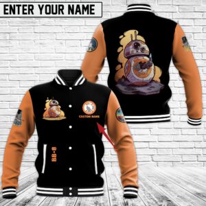 Personalized Sphero Bb 8 Star War 3D Bomber Jacket