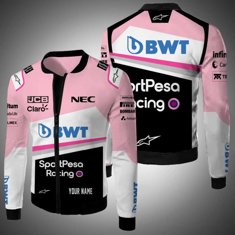 Personalized-Sportpesa-Racing-Point-F1-Team-Custom-Bomber-Jacket-1