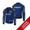 Personalized Subaru Motorsports Usa Custom Bomber Jacket