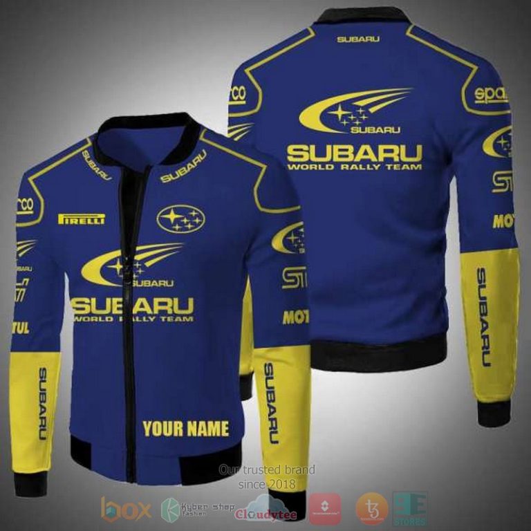 Personalized-Subaru-World-Rally-Team-Blue-Custom-Bomber-Jacket-1