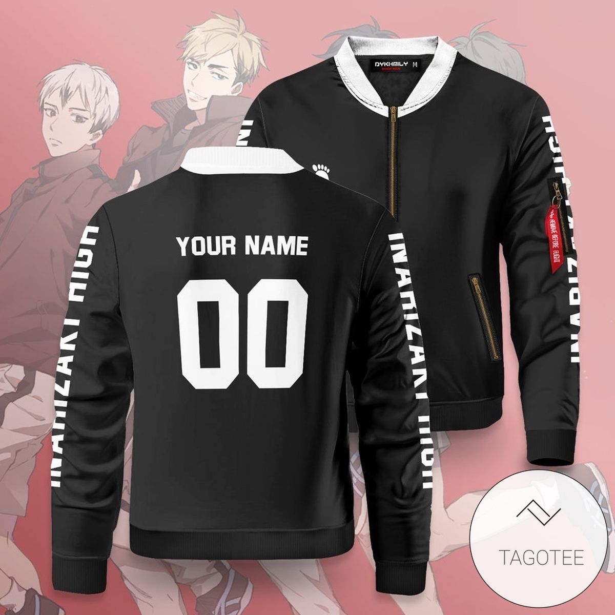Personalized Team Inarizaki Bomber Jacket Personalized Team Inarizaki Bomber Jacket