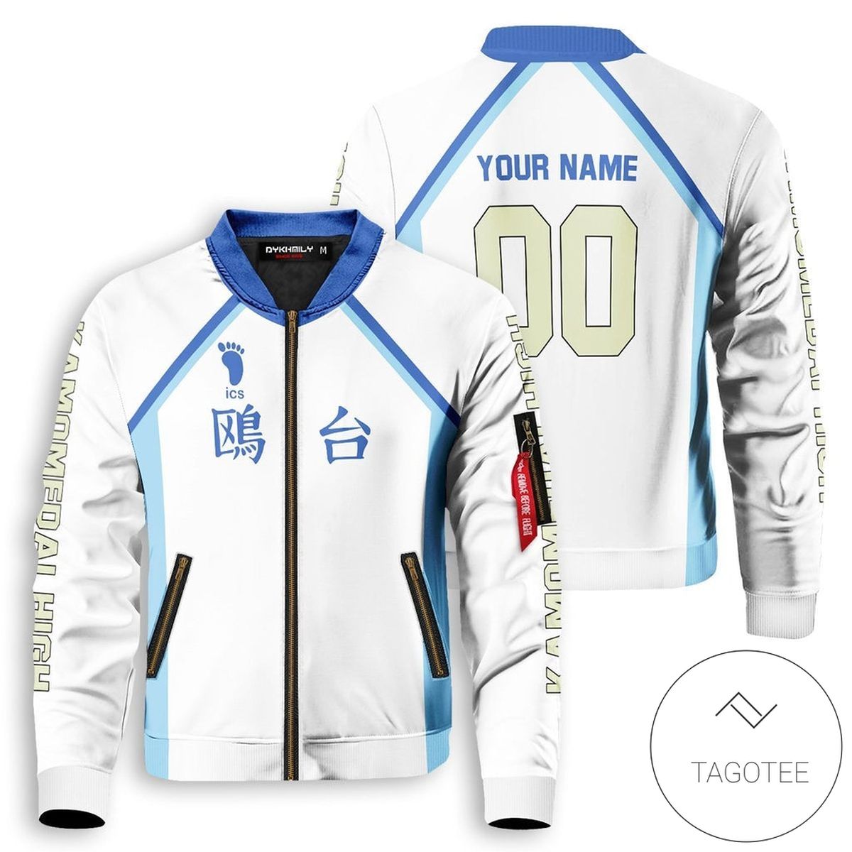 Personalized Team Kamomedai Bomber Jacket Personalized Team Kamomedai Bomber Jacket